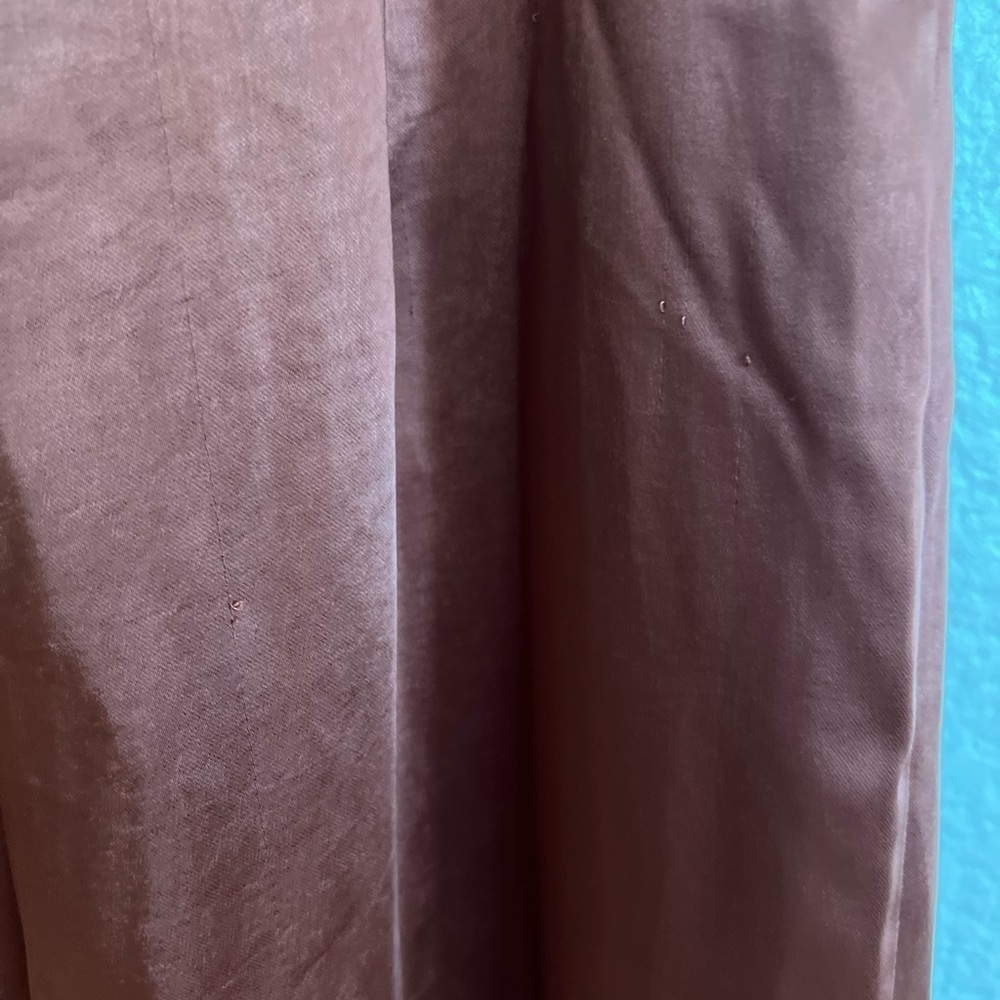 Perfect Night Brown Satin Cowl Neck Culotte Jumpsuit - Picture 9 of 10